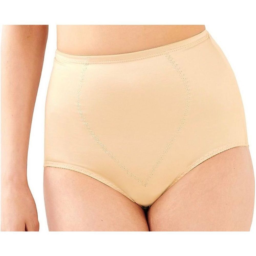 Bali Women's MEDIUM Firm-Control Shapewear Brief Pack with Tummy Control 2pk - Picture 9 of 9